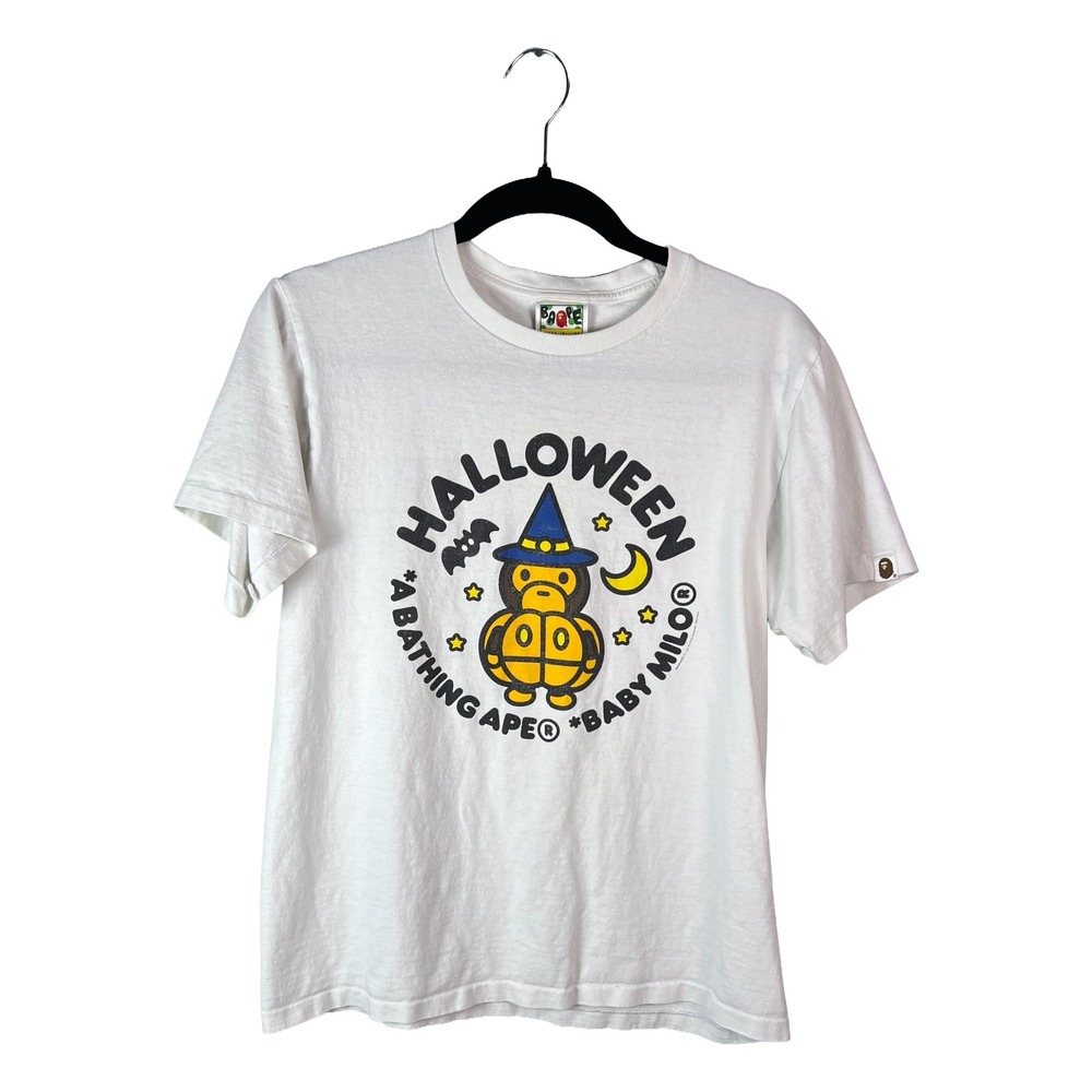 A Bathing Ape Baby Milo Halloween T-Shirt White Size M 2010 Made in Japan